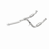 MagnaFlow direct-fit catalytic converter fits 2004-2005 Ford Explorer and Mercury Mountaineer and 05 Explorer 4.0 2/4wd 4 inch inlet/outlet stainless steel CARB compliant 93111