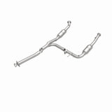 MagnaFlow direct-fit catalytic converter fits 2004-2005 Ford Explorer and Mercury Mountaineer and 05 Explorer 4.0 2/4wd 4 inch inlet/outlet stainless steel CARB compliant 93111