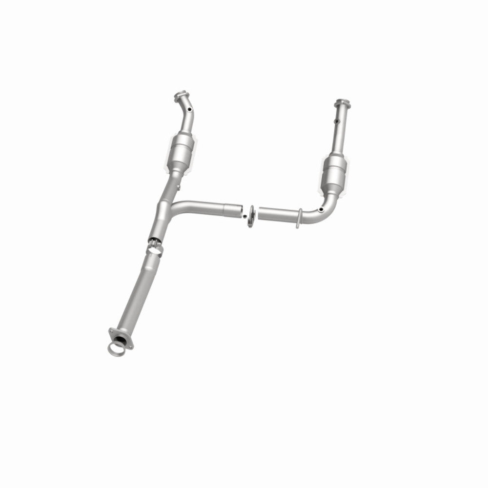 MagnaFlow direct-fit catalytic converter fits 2004-2005 Ford Explorer and Mercury Mountaineer and 05 Explorer 4.0 2/4wd 4 inch inlet/outlet stainless steel CARB compliant 93111