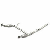 MagnaFlow direct-fit catalytic converter fits 2004-2005 Ford Explorer and Mercury Mountaineer and 05 Explorer 4.0 2/4wd 4 inch inlet/outlet stainless steel CARB compliant 93111