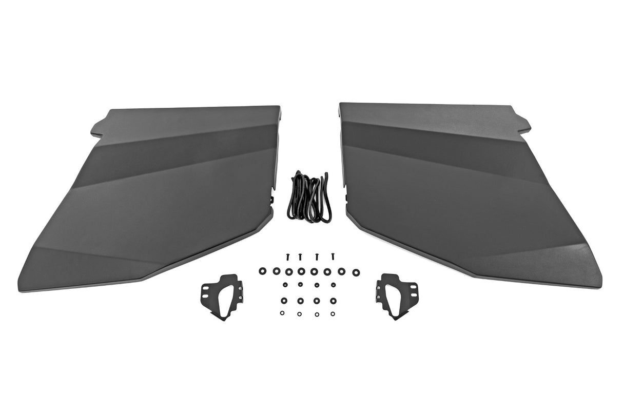 Fits Polaris RZR XP 4 1000 Aluminum Lower Half Doors; Rear; 93121