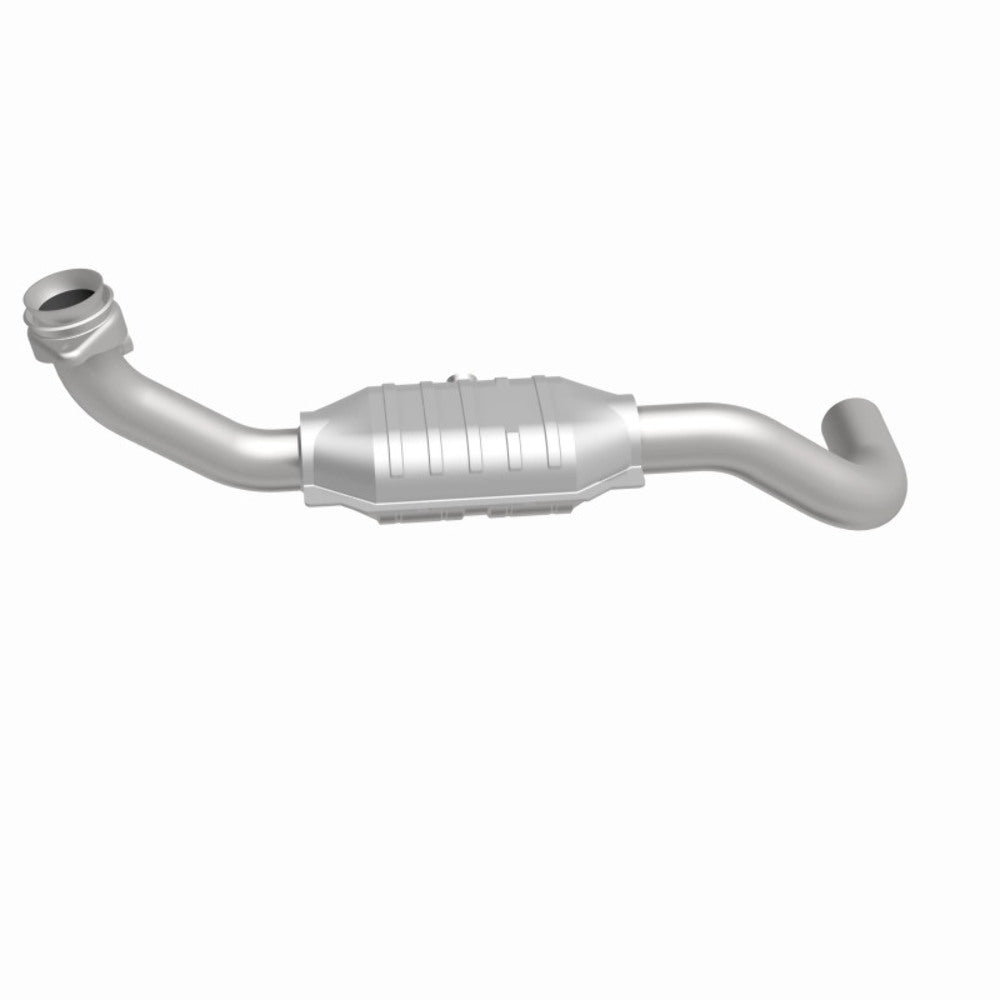 MagnaFlow direct-fit catalytic converter fits 2005-2006 Ford Expedition 5.4L and 05 Expedition driver side 5.4 driver side 5.4 inch inlet/outlet stainless steel Federal EPA complia