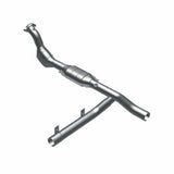 MagnaFlow direct-fit catalytic converter for 1997-1998 Ford 4.6 inch inlet/outlet stainless steel Federal EPA compliant OBDII 93130