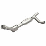 MagnaFlow direct-fit catalytic converter for 2001-2003 Ford 4.2L passenger side stainless steel Federal EPA compliant OBDII 93151