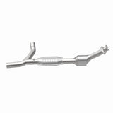 MagnaFlow direct-fit catalytic converter for 2001-2003 Ford 4.2L passenger side stainless steel Federal EPA compliant OBDII 93151