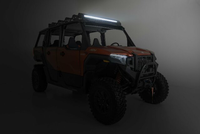 Fits Polaris XPEDITION ADV 5 Roof Rack; 40" Black Single Row; 93172