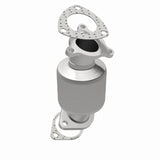 MagnaFlow direct-fit catalytic converter fits 2000-2005 Mitsubishi Eclipse, 2001-2005 Dodge Stratus, and more, this and 01 Eclipse 3.0L frt 3.0L stainless steel Federal EPA complia
