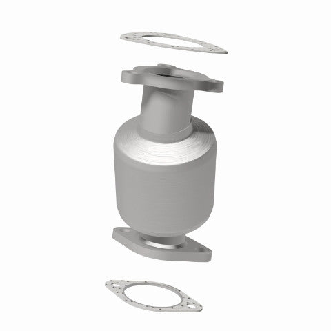 MagnaFlow direct-fit catalytic converter fits 2000-2005 Mitsubishi Eclipse, 2001-2005 Dodge Stratus, and more, this and 01 Eclipse 3.0L frt 3.0L stainless steel Federal EPA complia