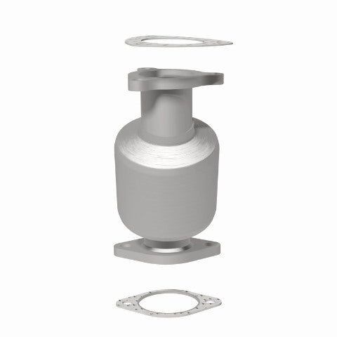 MagnaFlow direct-fit catalytic converter fits 2000-2005 Mitsubishi Eclipse, 2001-2005 Dodge Stratus, and more, this and 01 Eclipse 3.0L frt 3.0L stainless steel Federal EPA complia