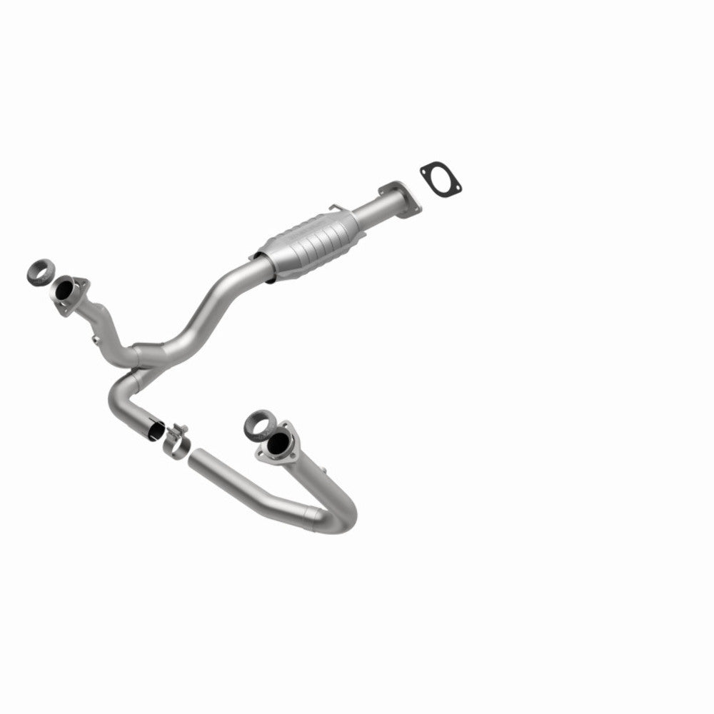 MagnaFlow direct-fit catalytic converter fits 2000 Chevrolet S10 and 2000 GMC Sonoma and 2000 GM S10 4.3L 4WD 4.3L stainless steel CARB compliant 93227