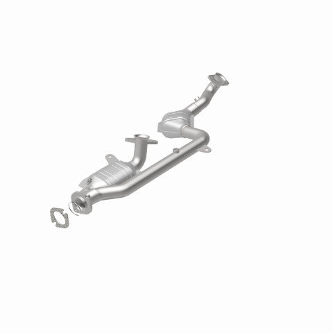 MagnaFlow direct-fit catalytic converter fits 1995-2002 Lincoln Continental 4.6L and 1995-1997 Continental 4.6 front 4.6 inch inlet/outlet stainless steel Federal EPA compliant OBD