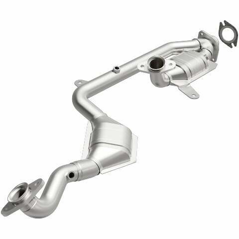 MagnaFlow direct-fit catalytic converter fits 1995-2002 Lincoln Continental 4.6L and 1995-1997 Continental 4.6 front 4.6 inch inlet/outlet stainless steel Federal EPA compliant OBD
