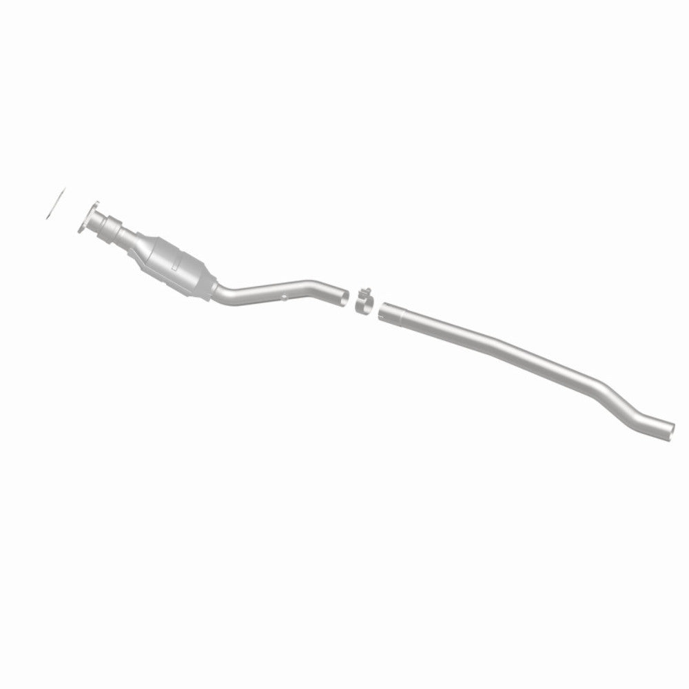 MagnaFlow direct-fit catalytic converter fits 1996-2000 Dodge Caravan, Plymouth Voyager, and more, this and 1996-2000 Caravan-Voyager 2.4L stainless steel Federal EPA compliant OBD