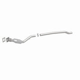 MagnaFlow direct-fit catalytic converter fits 1996-2000 Dodge Caravan, Plymouth Voyager, and more, this and 1996-2000 Caravan-Voyager 2.4L stainless steel Federal EPA compliant OBD