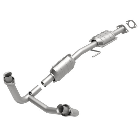 MagnaFlow direct-fit catalytic converter for 1986-1997 Ford stainless steel Federal EPA compliant OBDII 93304