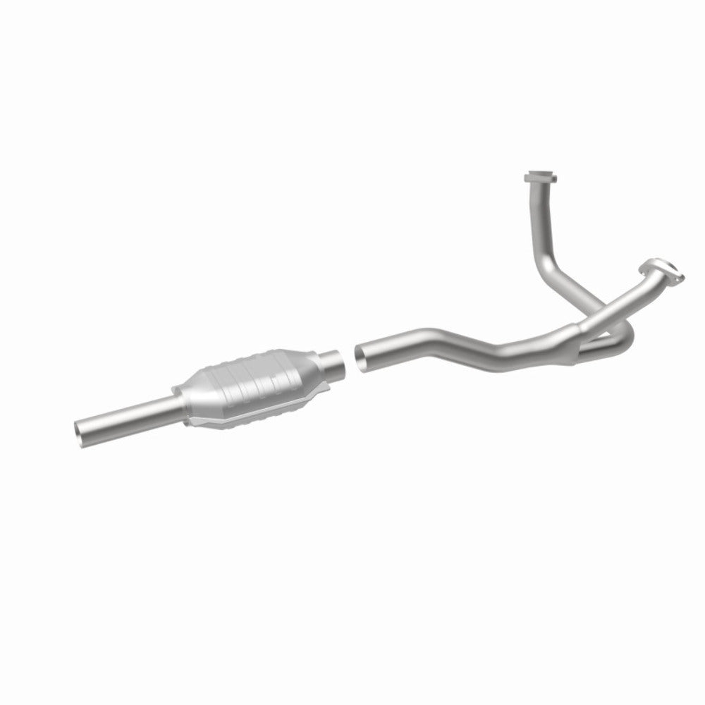 MagnaFlow direct-fit catalytic converter for 1984-1987 Ford stainless steel Federal EPA compliant OBDII 93306