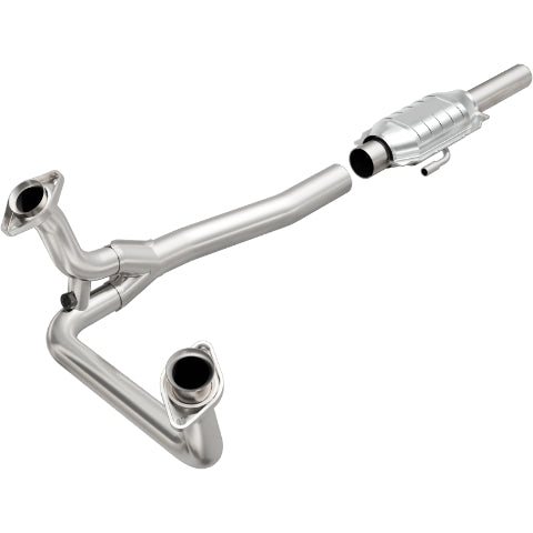 MagnaFlow direct-fit catalytic converter for 1985-1995 Ford stainless steel Federal EPA compliant OBDII 93307