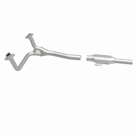 MagnaFlow direct-fit catalytic converter for 1985-1995 Ford stainless steel Federal EPA compliant OBDII 93307