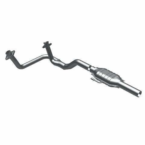 MagnaFlow direct-fit catalytic converter for 1984-1987 Ford stainless steel Federal EPA compliant OBDII 93316