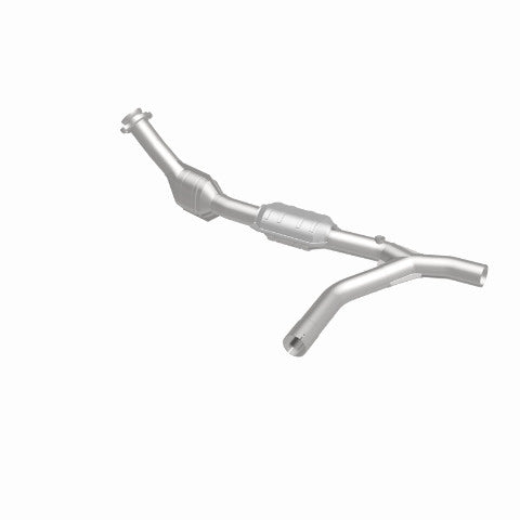 MagnaFlow direct-fit catalytic converter fits 1997-1998 E150/E250 4.2L passenger side 4.2L passenger side stainless steel Federal EPA compliant OBDII 93322