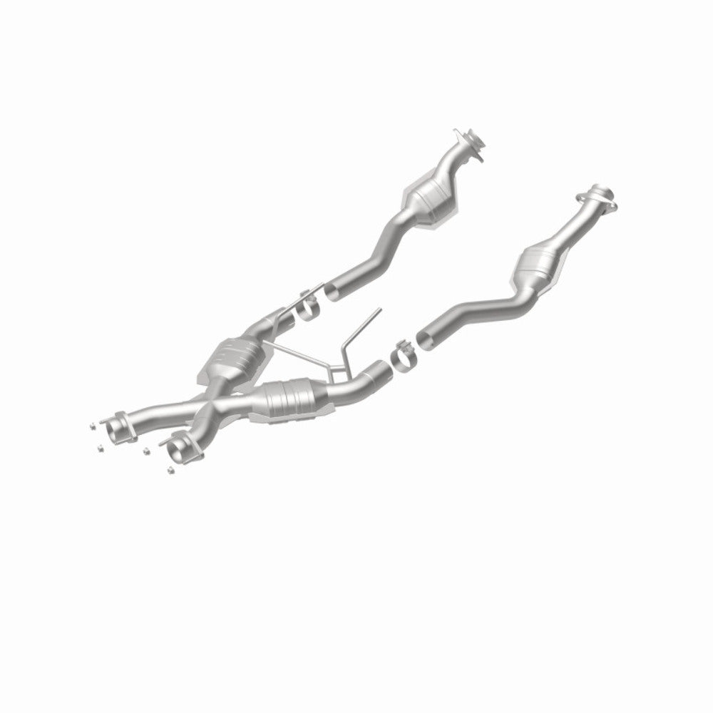 MagnaFlow direct-fit catalytic converter for 1986-1993 Ford Mustang stainless steel Federal EPA compliant OBDII 93332