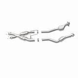MagnaFlow direct-fit catalytic converter for 1986-1993 Ford Mustang stainless steel Federal EPA compliant OBDII 93332