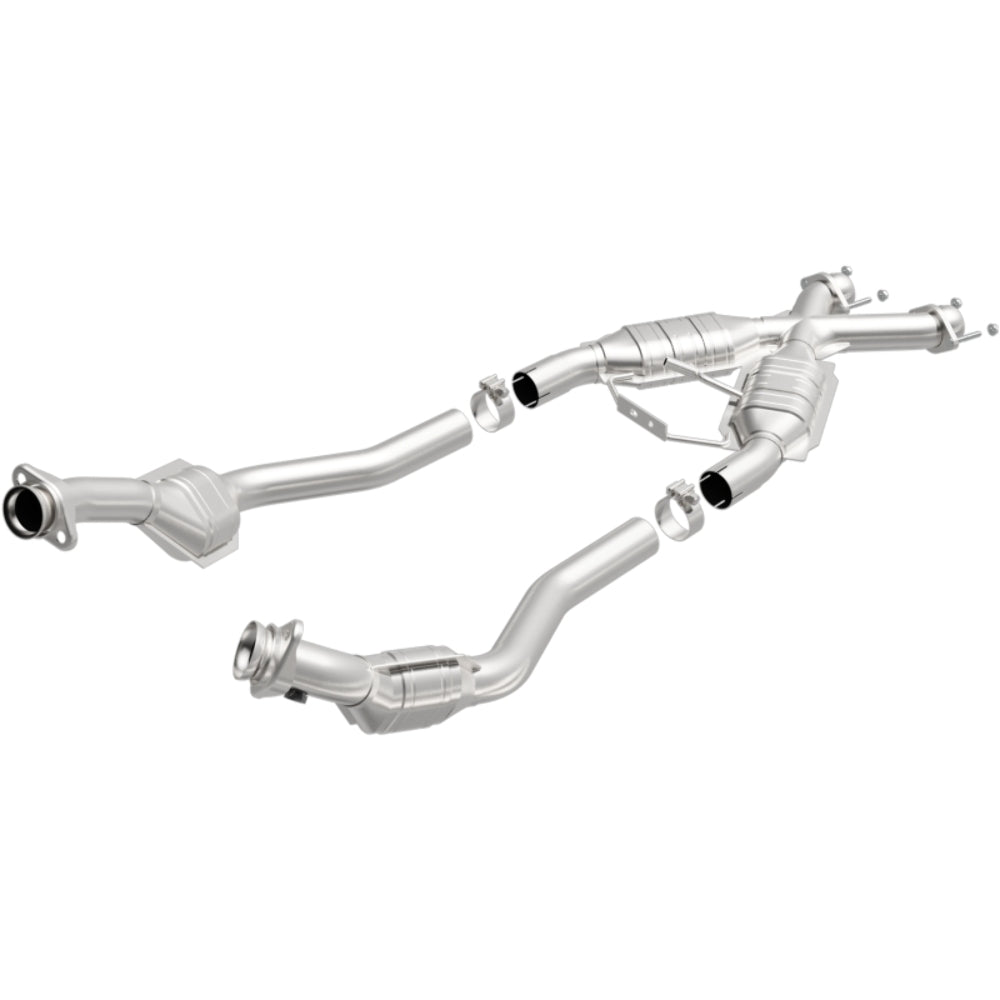 MagnaFlow direct-fit catalytic converter for 1994-1995 Ford Mustang stainless steel Federal EPA compliant OBDII 93333