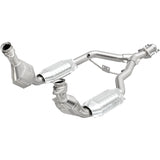 MagnaFlow direct-fit catalytic converter for 1996-1998 Ford Mustang 3.8L stainless steel CARB compliant 93344