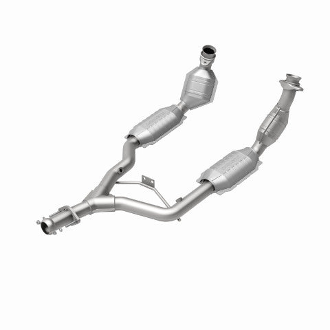 MagnaFlow direct-fit catalytic converter for 1996-1998 Ford Mustang 3.8L stainless steel CARB compliant 93344