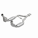 MagnaFlow direct-fit catalytic converter for 1996-1998 Ford Mustang 3.8L stainless steel CARB compliant 93344