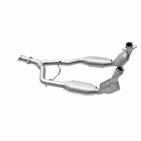 MagnaFlow direct-fit catalytic converter for 1996-1998 Ford Mustang 3.8L stainless steel CARB compliant 93344