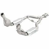 MagnaFlow direct-fit catalytic converter for 1996-1998 Ford Mustang 3.8L stainless steel CARB compliant 93344