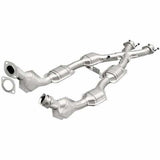 MagnaFlow direct-fit catalytic converter for 1996-1998 Ford Mustang 4.6L stainless steel Federal EPA compliant OBDII 93348