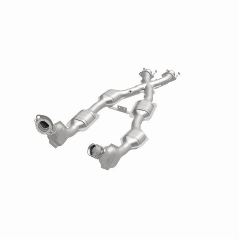 MagnaFlow direct-fit catalytic converter for 1996-1998 Ford Mustang 4.6L stainless steel Federal EPA compliant OBDII 93348