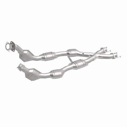 MagnaFlow direct-fit catalytic converter for 1996-1998 Ford Mustang 4.6L stainless steel Federal EPA compliant OBDII 93348