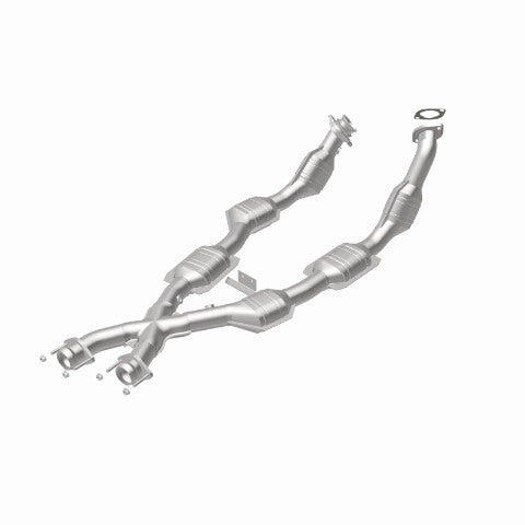 MagnaFlow direct-fit catalytic converter for 1996-1998 Ford Mustang 4.6L stainless steel Federal EPA compliant OBDII 93348