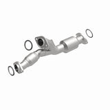 MagnaFlow direct-fit catalytic converter fits 1992-1998 Lexus SC300, 1993-1998 Toyota Supra, and more, this and 1992-1997 GS300/SC300 3.0 front 3 inch inlet/outlet stainless steel 