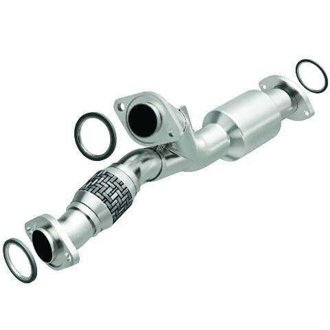 MagnaFlow direct-fit catalytic converter fits 1992-1998 Lexus SC300, 1993-1998 Toyota Supra, and more, this and 1992-1997 GS300/SC300 3.0 front 3 inch inlet/outlet stainless steel 