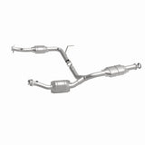 MagnaFlow direct-fit catalytic converter fits 2002-2004 Ford Explorer and Mercury Mountaineer and 2002-2004 Explorer 4L Y stainless steel CARB compliant 93372