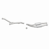 MagnaFlow direct-fit catalytic converter fits 1994-1995 Mercedes-Benz S500, Mercedes-Benz S420, and additional vehicles. Hardware is included to eliminate the hassle of working wit
