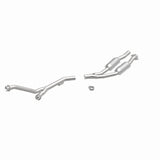 MagnaFlow direct-fit catalytic converter fits 1994-1995 Mercedes-Benz S500, Mercedes-Benz S420, and additional vehicles. Hardware is included to eliminate the hassle of working wit