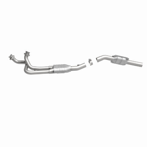 MagnaFlow direct-fit catalytic converter fits 1996 Ford E-250 Econoline, 1996 Ford E-150 Econoline, and more, this and 1996 Ford E-150 4.9L stainless steel Federal EPA compliant OB