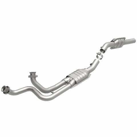 MagnaFlow direct-fit catalytic converter fits 1996 Ford E-250 Econoline, 1996 Ford E-150 Econoline, and more, this and 1996 Ford E-150 4.9L stainless steel Federal EPA compliant OB