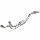 MagnaFlow direct-fit catalytic converter fits 1996 Ford E-250 Econoline, 1996 Ford E-150 Econoline, and more, this and 1996 Ford E-150 4.9L stainless steel Federal EPA compliant OB