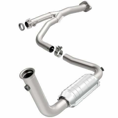 MagnaFlow direct-fit catalytic converter fits 2004 Liberty driver side frt driver side stainless steel CARB compliant 93382