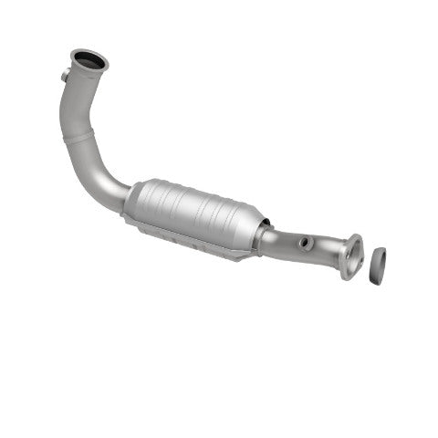 MagnaFlow direct-fit catalytic converter fits 2004 Liberty passenger side frt passenger side stainless steel Federal EPA compliant OBDII 93383