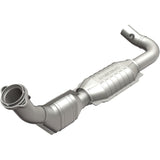MagnaFlow direct-fit catalytic converter for 1999-2000 Ford F-150 5.4L driver side stainless steel Federal EPA compliant OBDII 93396