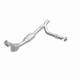 MagnaFlow direct-fit catalytic converter for 1999-2000 Ford F-150 5.4L passenger side stainless steel Federal EPA compliant OBDII 93397