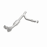 MagnaFlow direct-fit catalytic converter for 1999-2000 Ford F-150 5.4L passenger side stainless steel Federal EPA compliant OBDII 93397
