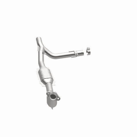 MagnaFlow direct-fit catalytic converter for 1999-2000 Ford F-150 5.4L passenger side stainless steel Federal EPA compliant OBDII 93397